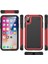 iPhone Xs /iphone x Için Çift Katmanlı Sert Pc Yumuşak Tpu Telefon Kılıfı - Kırmızı - Siyah (Yurt Dışından) 2