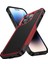 iPhone 14 Pro Için Çift Katmanlı Sert Pc Yumuşak Tpu Telefon Kılıfı - Kırmızı - Siyah (Yurt Dışından) 1
