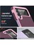 Samsung Galaxy Z Flip 4 5g Için Çift Katmanlı Sert Pc Yumuşak Tpu Telefon Kılıfı - Pembe - Kırmızı (Yurt Dışından) 5