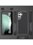 Samsung Galaxy S23 Fe Için Çift Katmanlı Sert Pc Yumuşak Tpu Telefon Kılıfı - Gri - Siyah (Yurt Dışından) 2