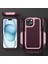 iPhone 15 Için Çift Katmanlı Sert Pc Yumuşak Tpu Telefon Kılıfı - Pembe - Kırmızı (Yurt Dışından) 5