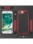 iPhone 8 Plus / 7 Plus Için Çift Katmanlı Sert Pc Yumuşak Tpu Telefon Kılıfı - Kırmızı - Siyah (Yurt Dışından) 2