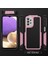 Samsung Galaxy A23/A32 5G/A13 4G/A13 5G/A04S Için Çift Katmanlı Sert Pc Yumuşak Tpu Telefon Kılıfı - Pembe - Siyah (Yurt Dışından) 2