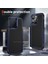 iPhone 12 Pro Max Için Çift Katmanlı Sert Pc Yumuşak Tpu Telefon Kılıfı - Mavi - Siyah (Yurt Dışından) 3