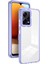 Xiaomi Redmi Note 12 Pro+ Için Şeffaf Sert Pc Tampon Telefon Kılıfı - Mor (Yurt Dışından) 1