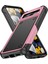 Google Pixel 8 Için Çift Katmanlı Sert Pc Yumuşak Tpu Telefon Kılıfı - Pembe - Siyah (Yurt Dışından) 1