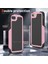 iPhone 8 / 7 / iPhone Se 2020, 2022 Için Çift Katmanlı Sert Pc Yumuşak Tpu Telefon Kılıfı - Pembe - Siyah (Yurt Dışından) 3