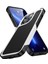 iPhone 12 Pro Max Için Çift Katmanlı Sert Pc Yumuşak Tpu Telefon Kılıfı - Beyaz - Siyah (Yurt Dışından) 1