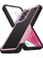 Samsung Galaxy A73 5g Için Çift Katmanlı Sert Pc Yumuşak Tpu Telefon Kılıfı - Pembe - Siyah (Yurt Dışından) 2
