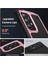 Samsung Galaxy A73 5g Için Çift Katmanlı Sert Pc Yumuşak Tpu Telefon Kılıfı - Pembe - Siyah (Yurt Dışından) 5
