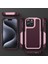 iPhone 15 Pro Için Çift Katmanlı Sert Pc Yumuşak Tpu Telefon Kılıfı - Pembe - Kırmızı (Yurt Dışından) 5