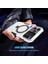 iPhone 12 Pro Max Için Magsafe ile Uyumlu, Manyetik Halkalı Stand Ağır Hizmet Telefon Kılıfı - Beyaz - Siyah (Yurt Dışından) 5