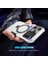 iPhone 15 Pro Max Için Magsafe ile Uyumlu, Manyetik Halkalı Stand Ağır Hizmet Telefon Kılıfı - Beyaz - Siyah (Yurt Dışından) 5