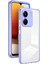 Xiaomi Redmi 13C /poco C65 Için Şeffaf Sert Pc Tampon Telefon Kılıfı - Mor (Yurt Dışından) 1