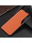 Xiaomi Redmi 13C /poco C65 Için Akıllı Görünüm Flip Stand Pu Deri Telefon Kılıfı - Turuncu (Yurt Dışından) 5