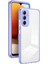 Samsung Galaxy A05 Için Şeffaf Sert Pc Tampon Telefon Kılıfı - Mor (Yurt Dışından) 1