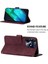 Tecno Spark 10 Pro Için Kabartmalı Pu Deri Stand Cüzdan Telefon Kılıfı - Kırmızı (Yurt Dışından) 2