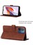Xiaomi Redmi 12C /poco C55 Için Kabartmalı Pu Deri Stand Cüzdan Telefon Kılıfı - Kahverengi (Yurt Dışından) 3