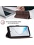Samsung Galaxy Note 10 Için Kabartmalı Deri Cüzdan Stand Telefon Kılıfı - Kahverengi (Yurt Dışından) 4