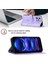 Xiaomi Redmi Note 12 Pro+ Için Kabartmalı Deri Cüzdan Stand Telefon Kılıfı - Mor (Yurt Dışından) 5