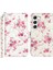 Samsung Galaxy S23 Pu Deri Cüzdan Flip Kapak Standı Özelliği 3D Desen Baskı Manyetik Kapatma Telefon Kılıfı Strap-Roses (Yurt Dışından) 1