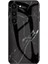 Samsung Galaxy S23 Için + Mermer Desen Baskı Temperli Cam Arka Kılıf Şok Geçirmez Pc + Tpu Çerçeve Çekmeye Dayanıklı Telefon Kapak Siyah Mermer (Yurt Dışından) 1