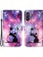 Samsung Galaxy A34 5g Pu Deri Cüzdan Kapağı Tam Koruma Telefonu Standı Case-Baby Panda (Yurt Dışından) 1