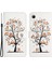 Samsung Galaxy A23E/A23S Için Çapraz Doku Desen Baskı Pu Deri Telefon Kılıf Stand Cüzdan Folio Flip Kapak Ağaç Üzerinde Kayış Kedileri (Yurt Dışından) 1