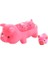 Bebek Küvet Oyuncakları 4 Parçalı Set Kauçuk Pembe Domuz Ailesi Gıcırdayan Yüzen Küvet Ördek Küvet Duş Oyuncakları Yürümeye Başlayan Erkek ve Kız Küçük Domuz (Yurt Dışından) 1