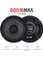 1 Parça 6 Inç 2 Yönlü 600W Araba Hifi Koaksiyel Hoparlör Araç Kapısı Otomatik Ses Müzik Stereo Tam Aralık Frekans Hoparlörler (Yurt Dışından) 1