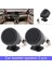 2 Adet TP-006A 500W Mini Dome Tweeter Hoparlör 12V Dc Yüksek Frekanslı Araç Ses Tiz Hoparlörler Otomobil Aksesuarları Siyah (Yurt Dışından) 2