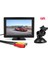 Monitör Stili 5 ''tft LCD Ekran Araba Monitörü Hd Ters Park Monitörü 2 Video Girişi ile Ters Arka Görüş Kamerası Çakmak (Yurt Dışından) 1