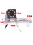 Renault Clio 4 Iv 2012-2019 Için 8 LED Araba Dikiz Kamerası 170 Derece Park Ters Kamera 24 Pin Adaptör Kablosu ile (Yurt Dışından) 3
