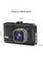 3 Inç Araba Dvr Video Kaydedici Dash Kamera 1080P Dikiz Çift Lens Full Hd G-Sensor Taşınabilir Döngü Kayıt Çizgi Kam Dashcam (Yurt Dışından) 4