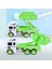 Oyuncak Araçlar Seti 4 Paket Temizlik Kamyonu Araba Modeli Çöp Kamyonları Su Tankeri Playset Erkek Yaş 3 Bebekler Çocuklar Tatil Doğum Günü Hediyesi (Yurt Dışından) 4