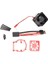 Metal Soğutma Fanı Motor Isı Emici 1/8 Traxxas Kızak Rc Araba Yükseltme Parçaları Aksesuarları, Kırmızı (Yurt Dışından) 2