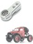 Metal Servo Kol Servo Korna Fms FCX24 1/24 Rc Paletli Araba Yükseltme Parçaları Yedek Aksesuarlar, Gümüş (Yurt Dışından) 2