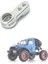 Metal Servo Kol Servo Korna Fms FCX24 1/24 Rc Paletli Araba Yükseltme Parçaları Yedek Aksesuarlar, Gümüş (Yurt Dışından) 3