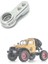 Metal Servo Kol Servo Korna Fms FCX24 1/24 Rc Paletli Araba Yükseltme Parçaları Yedek Aksesuarlar, Gümüş (Yurt Dışından) 4