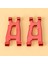 Metal Arka Alt Salıncak Kolu Sg 1603 Sg 1604 SG1603 SG1604 Udırc UD1601 UD1602 1/16 Rc Araba Yükseltme Parçaları, Kırmızı (Yurt Dışından) 2