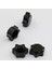4 Adet Alüminyum Jant Göbeği Kapağı Anti-Toz Kapağı 17MM Altıgen Somun 1/8 Rc Araba Için, Siyah (Yurt Dışından) 3