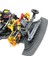 Metal Direksiyon Bloğu C-Hub'lar Arka Hub Taşıyıcı Seti Wltoys 104072 104001 104002 1/10 Rc Araba Yükseltme Parçaları, Sarı (Yurt Dışından) 2