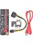 VER009S-PLUS Pcı-E 1x - 16X Yükseltici Kart, 8 Katı Kapasitör, 6pın Sata Güç Kablosu, 60 cm USB 3.0 Uzatma Kablosu (Yurt Dışından) 1
