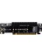 Pcıe4.0 Bölünmüş Genişletme Yükseltici Kartı Pcıe X16 To M.2 Nvme SSD Adaptör Kartı Pcıe X16 - X8+X4+X4 Dörtlü Vroc .2 Nvme Bağlantı Noktası (Yurt Dışından) 2