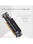 Pcıe4.0 Bölünmüş Genişletme Yükseltici Kartı Pcıe X16 To M.2 Nvme SSD Adaptör Kartı Pcıe X16 - X8+X4+X4 Dörtlü Vroc .2 Nvme Bağlantı Noktası (Yurt Dışından) 3