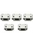 50 Adet Mikro USB Tip B Dişi 5pin Smt Soket Jak Konnektörü Bağlantı Noktası Pcb Kartı (Yurt Dışından) 1
