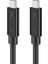 Thunderbolt 3 Veri Kablosu Için Typec Kablo 40GBPS Tam Hız 100W Hızlı Şarj 5k Iletim 50CM (Yurt Dışından) 1
