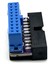5 Adet USB 3.0 20PIN Erkek Kadın Uzatma Adaptörü Yukarı Aşağı Açılı 90 Derece Anakart Anakart (Up) (Yurt Dışından) 2