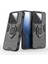 Xiaomi 14 Pro Global Batman Serisi Yüzük Standlı Armor Kılıf Siyah 4