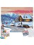 Sayılarla Boyama Seti 40 x 50 cm Tuval Şasesine Gerili Karlı Manzaram 2